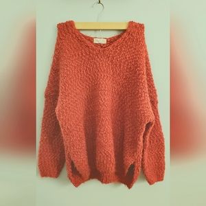 Red sweater from Alter'd State